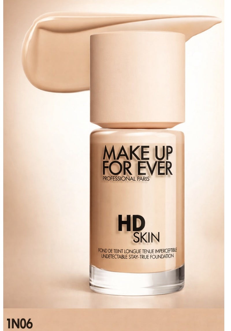Makeup Make Up For Ever Hd Skin Foundation 1N06 Porcelain 30ml - Image 1